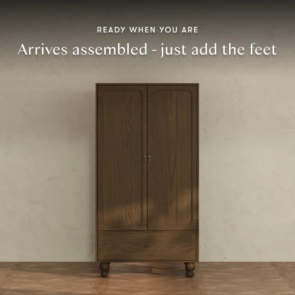 Babyletto Astre Assembled Armoire by Nate Berkus