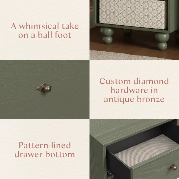 Babyletto Astre Assembled Nightstand by Nate Berkus