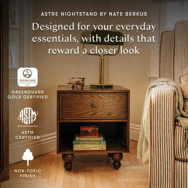 Babyletto Astre Assembled Nightstand by Nate Berkus