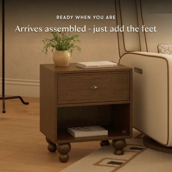 Babyletto Astre Assembled Nightstand by Nate Berkus
