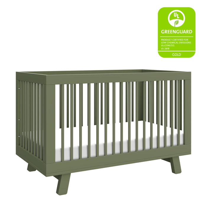 Babyletto Hudson 3-in-1 Convertible Crib with Toddler Bed Conversion Kit