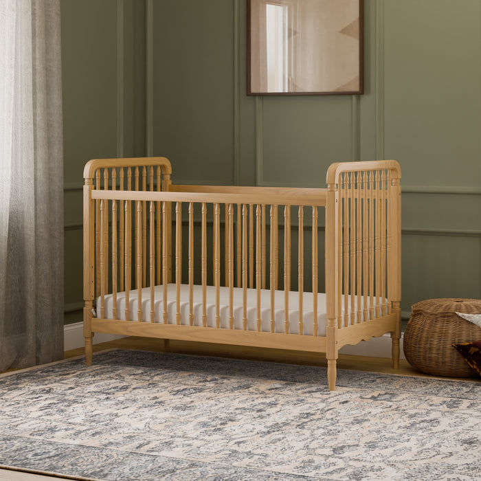 Namesake Liberty 3-in-1 Convertible Spindle Crib with Toddler Bed Conversion