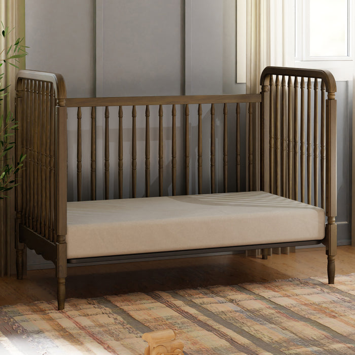 Namesake Liberty 3-in-1 Convertible Spindle Crib with Toddler Bed Conversion