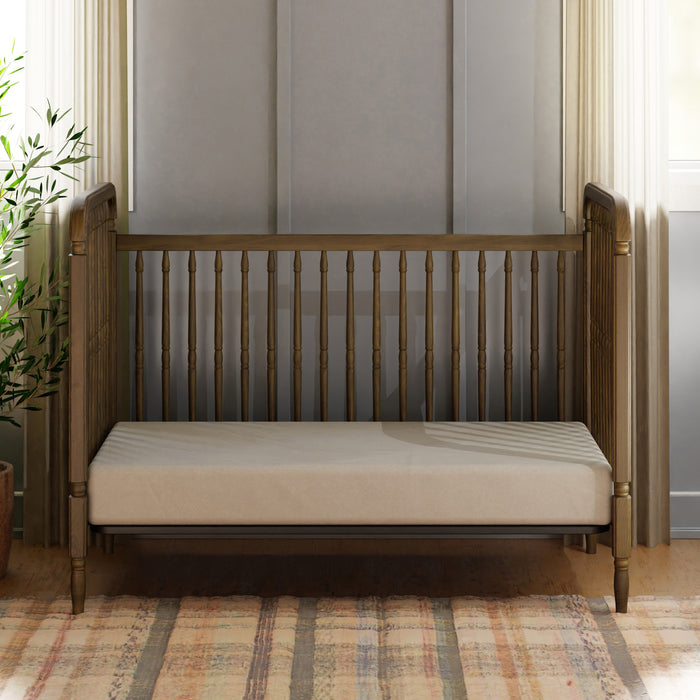 Namesake Liberty 3-in-1 Convertible Spindle Crib with Toddler Bed Conversion