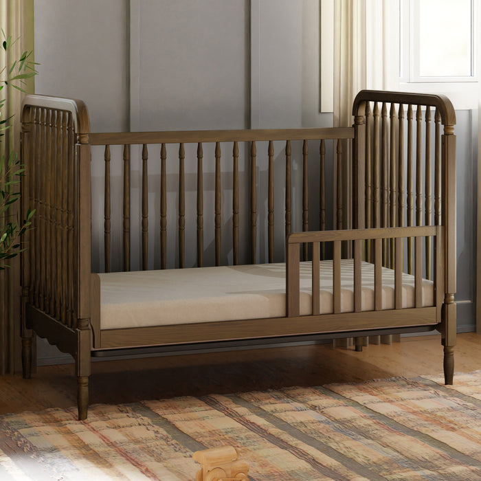 Namesake Liberty 3-in-1 Convertible Spindle Crib with Toddler Bed Conversion
