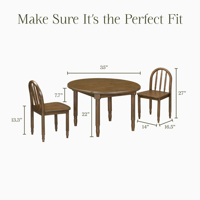 Namesake Liberty Play Table & Spindle Chairs Set