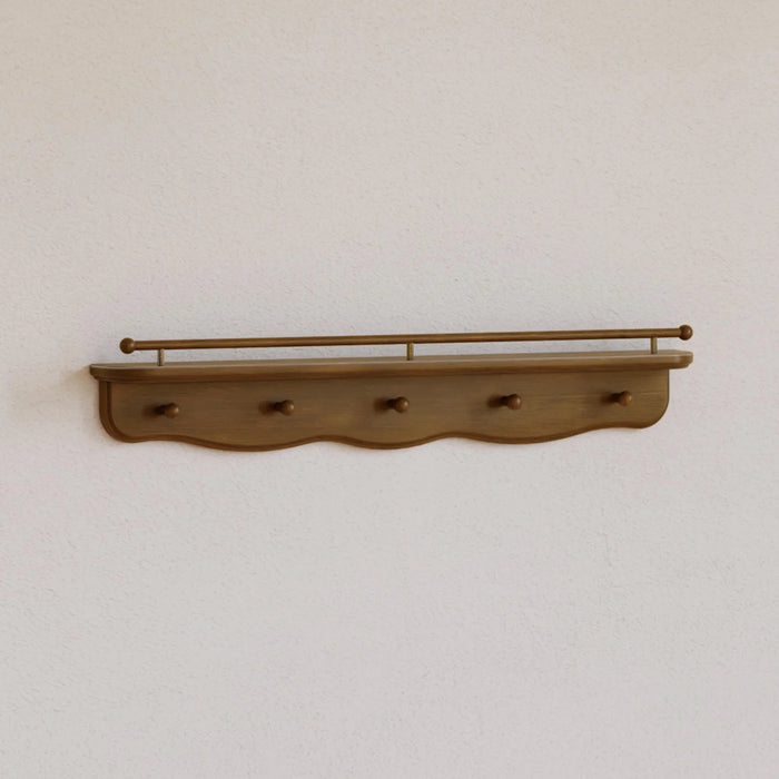 Namesake Liberty 31" Wall Shelf with Hooks