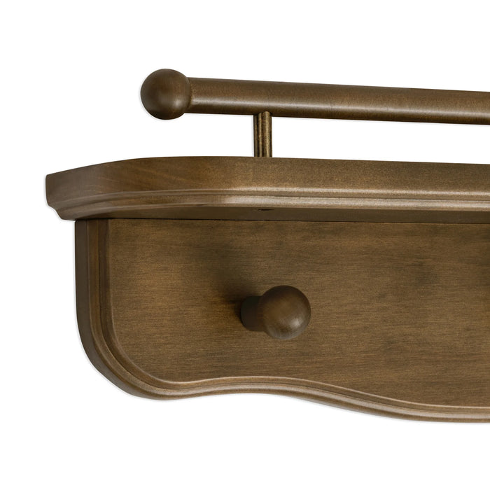 Namesake Liberty 31" Wall Shelf with Hooks