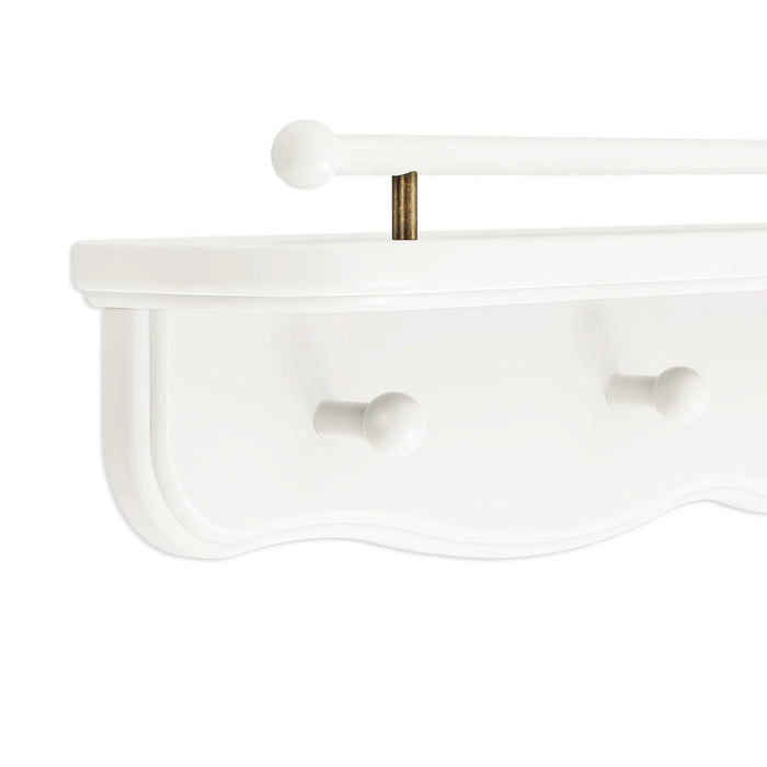 Namesake Liberty 31" Wall Shelf with Hooks