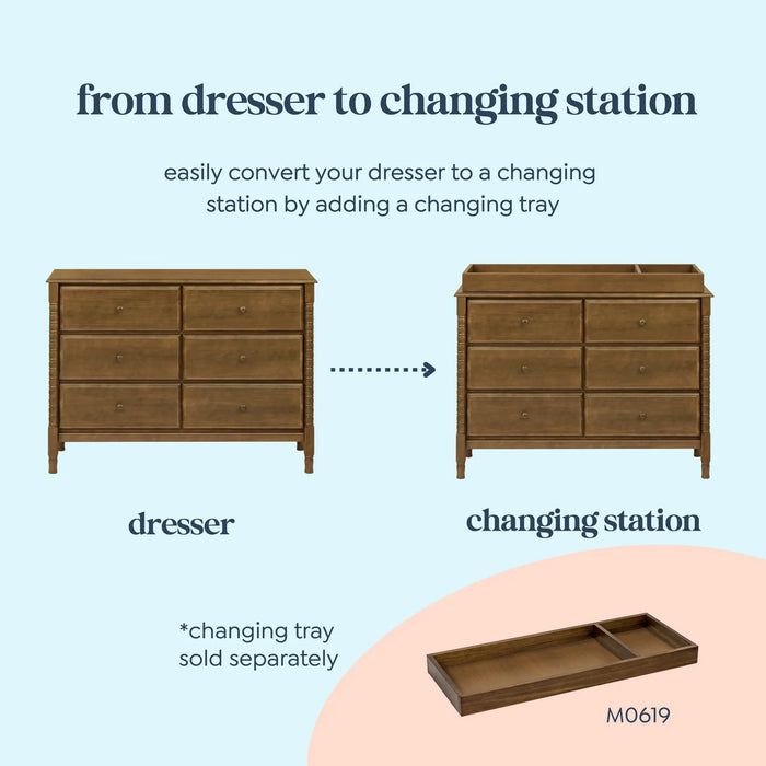 DaVinci Jenny Lind Spindle 6-Drawer Dresser