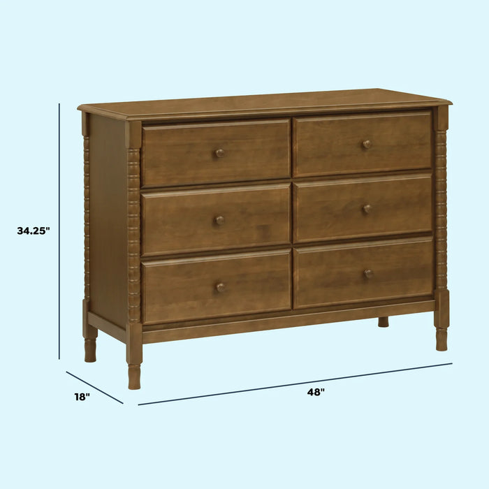 DaVinci Jenny Lind Spindle 6-Drawer Dresser