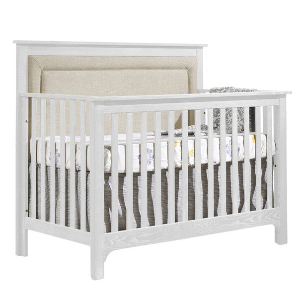 Baby crib tufted headboard deals