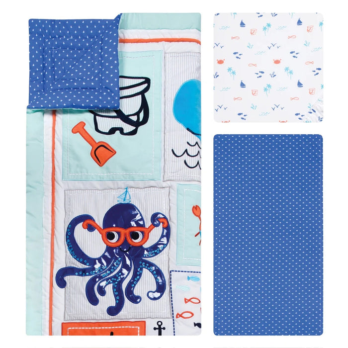 Trend Lab Ocean Pals 3 Piece Crib Bedding/Nursery Set