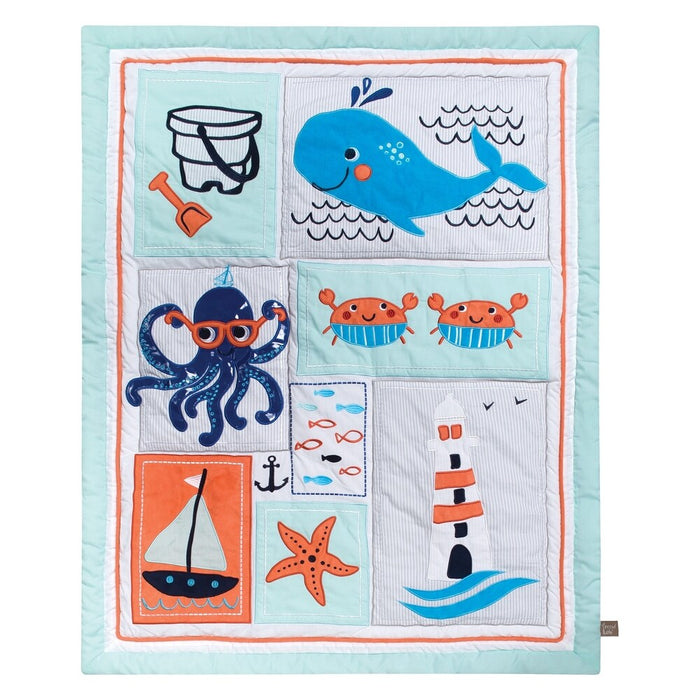 Trend Lab Ocean Pals 3 Piece Crib Bedding/Nursery Set