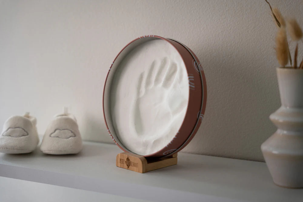Petit Artichaut Baby Box Round - Rainbow Terracotta