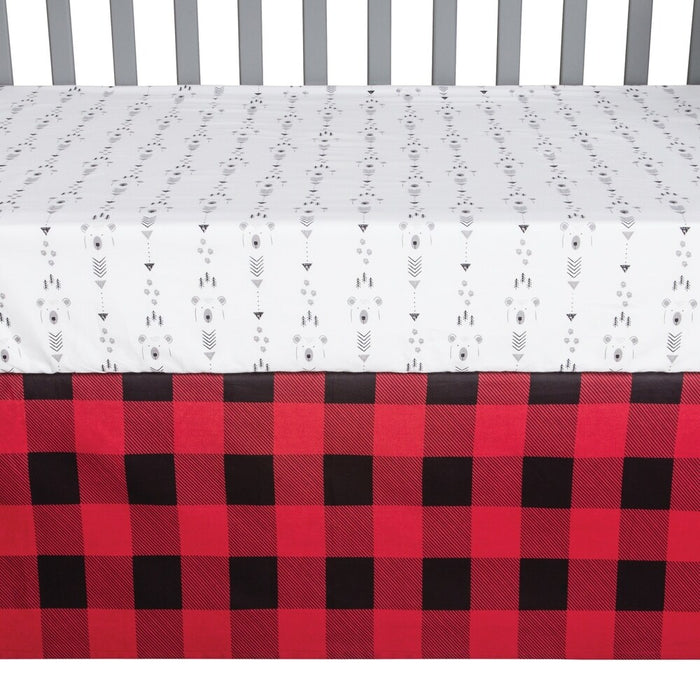 Trend Lab Peak-a-Bear 3 Piece Crib Bedding Set