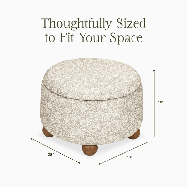 Morris & Co. x Namesake Tuffet Storage Ottoman