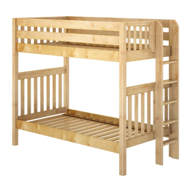 Maxtrix twin over twin high bunkbed (800 Lbs. Rating)