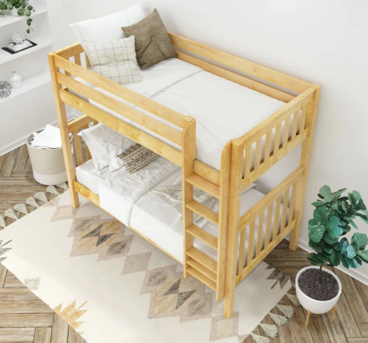 Maxtrix twin over twin high bunkbed (800 Lbs. Rating)