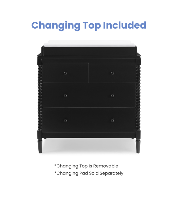 Delta Children Saint 4 Drawer Dresser with Changing Top