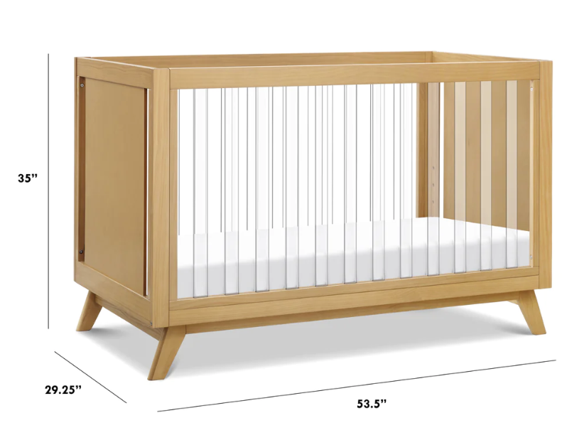 Otto 3-in-1 Convertible Crib | Acrylic Slats