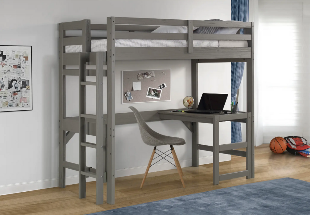 Innovations Twin Size Ladder Loft Bed with Desk**400lbs Rating