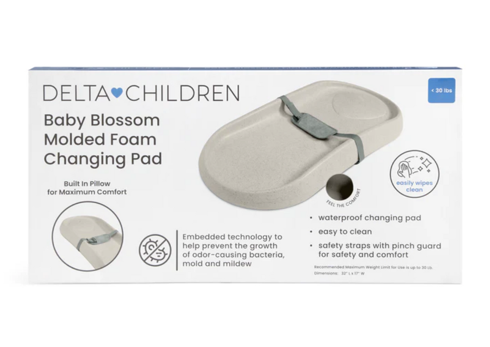 Delta Children Baby Blossom Molded Foam Changing Pad