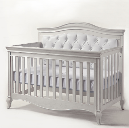 Pali Diamante Forever Crib in Vintage White