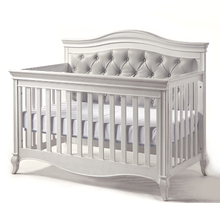 Pali Diamante Forever Crib in Vintage White