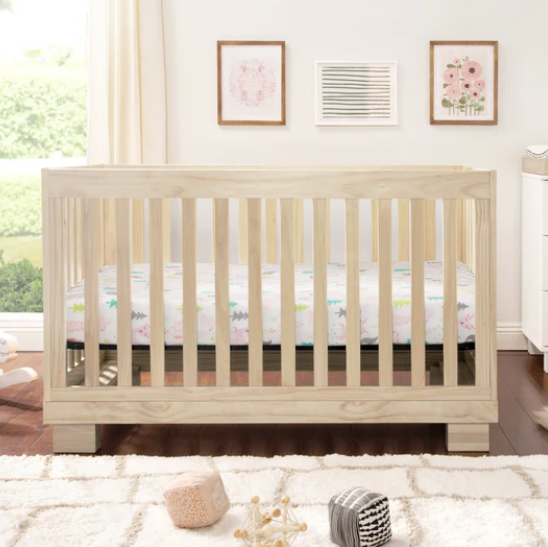 Clearance Babyletto Modo 3 in 1 Convertible Crib with Toddler Bed Con Molly Monkey