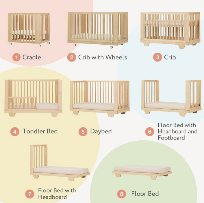 dadada Spirit 8-in-1 Convertible Crib