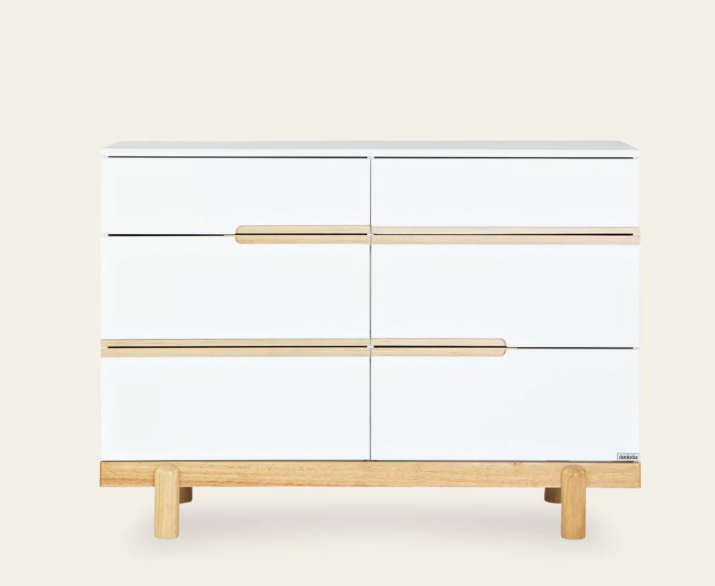 dadada Bliss 6-Drawer Nursery Dresser