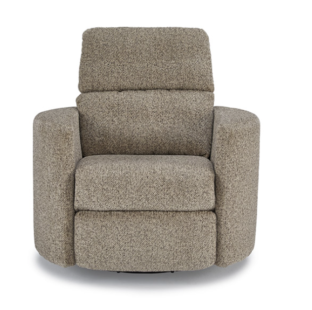 Best Chairs CORLLINI Swivel Barrel Recliner