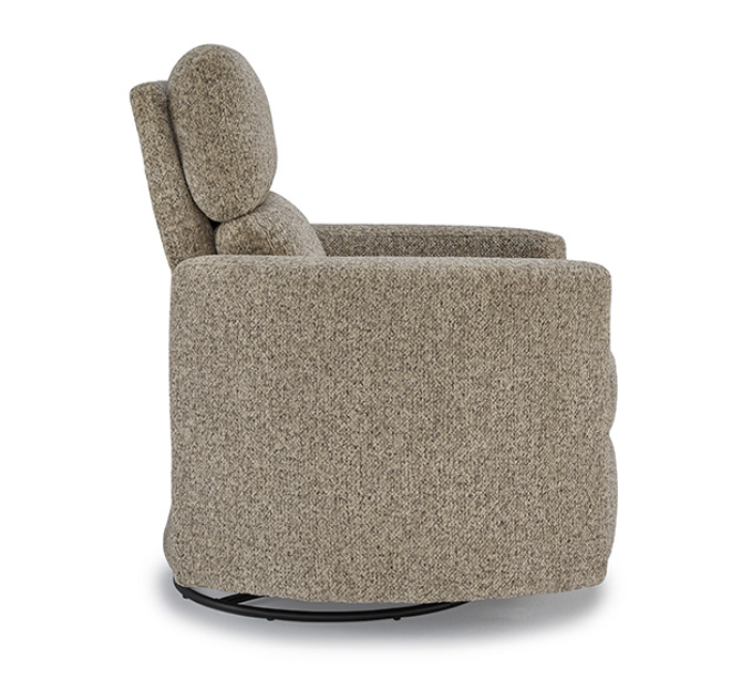 Best Chairs CORLLINI Swivel Barrel Recliner