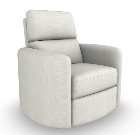 Best Chairs CORLLINI Swivel Barrel Recliner