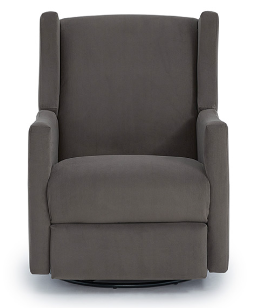 Best Chairs LILLIAN Modern Styled Swivel Glider Recliner