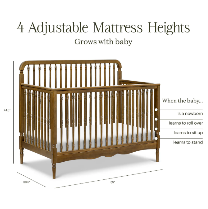 Namesake Liberty 4-in-1 Convertible Spindle Crib