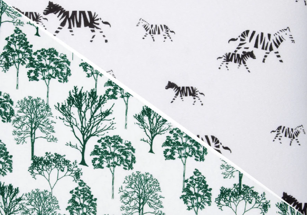 Modern Safari Fitted Crib Sheets - 2 Pack
