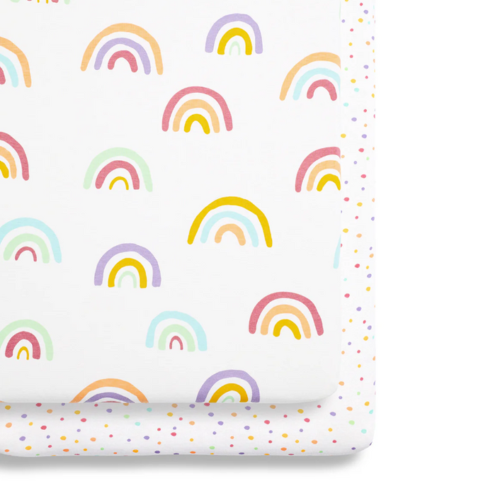 Snuz Bassinet 2 Pack Fitted Sheets