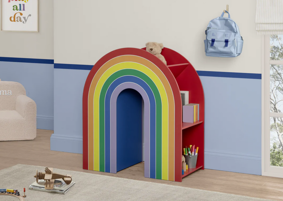 Clearance! Delta Children Rainbow Bookcase