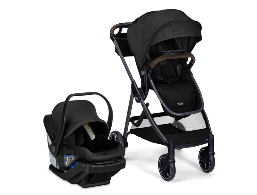 Britax Phases Travel System with Arbor Infant Car Seat Raven Black