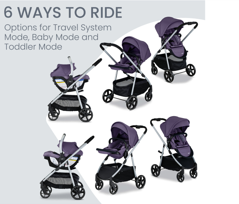 Britax Willow® Grove® SC Travel System – 6 Ways to Stroll Sale Ends 2/22!