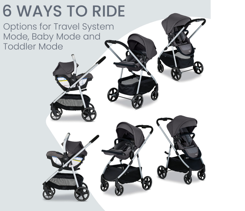Britax Willow® Grove® SC Travel System – 6 Ways to Stroll Sale Ends 2/22!