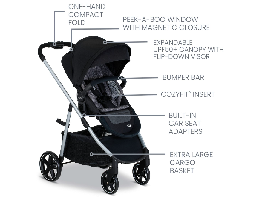 Britax Willow® Grove® SC Travel System – 6 Ways to Stroll Sale Ends 2/22!