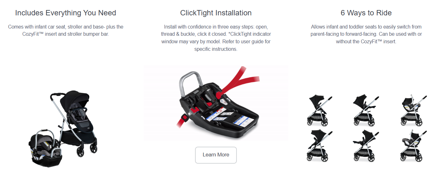 Britax Willow® Grove® SC Travel System – 6 Ways to Stroll Sale Ends 2/22!