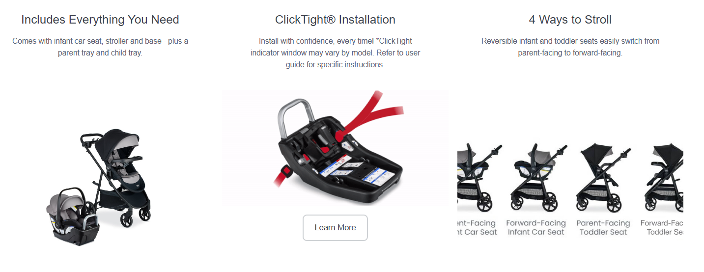 Britax Willow® Brook® S+ Travel System – 4 Ways to Stroll Sale Ends 2/22!