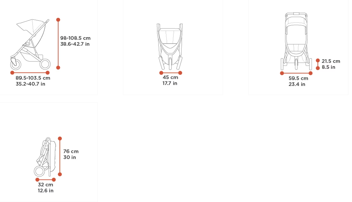 Thule Spring 2 compact all-terrain stroller