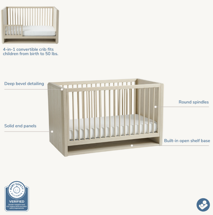Maxi-Cosi NorCal 4-in-1 Convertible Crib
