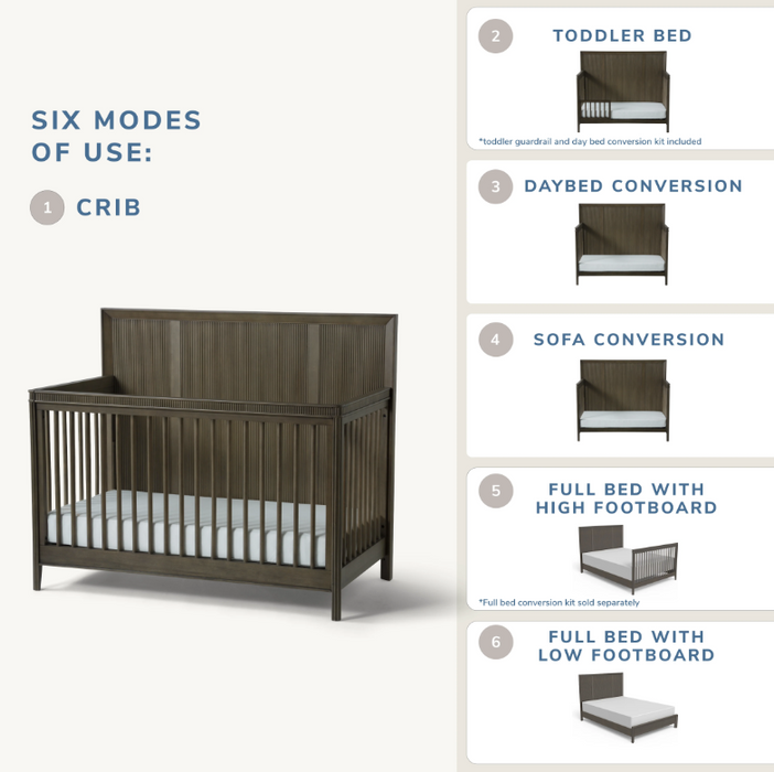Maxi-Cosi Reid 6-in-1 Crib