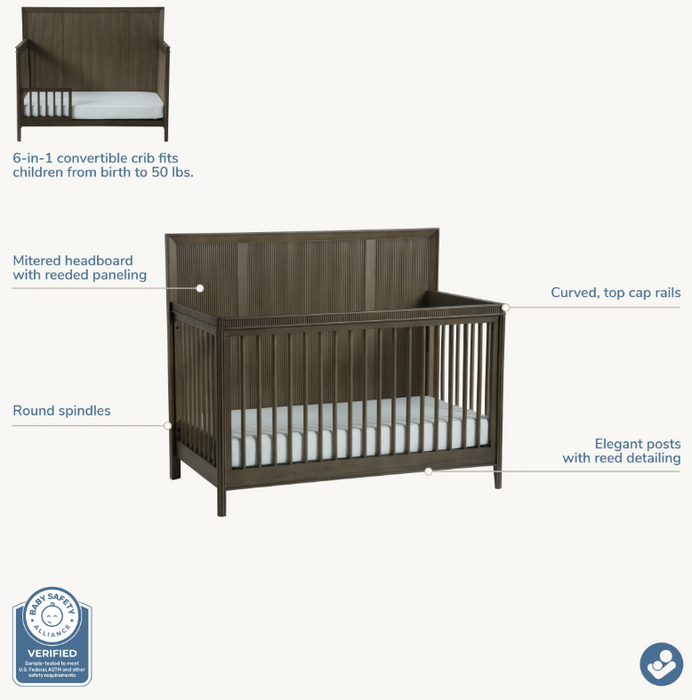 Maxi-Cosi Reid 6-in-1 Crib